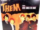 THEM LP Record with Here Comes The Night Stereo Van Morrison PAS 71005