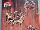 Slayer - Hell Awaits Tour 1985 - Doppel Live Red Vinyl LP + Poster Trash Metal