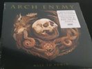 Arch Enemy Will To Power Vinyl Record Yellow Red Swirl