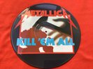 METALLICA “Kill ‘Em All” Original 1986 UK VINYL Picture Disc Lp - MFN 7 P - VG