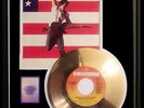 BRUCE SPRINGSTEEN BORN IN THE USA 45 RPM GOLD METALIZED RECORD RARE NON RIAA