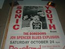 1992 Sonic Youth GIG POSTER Dirty Tour 23x29 Jon Spencer Boredoms ROSELAND NY