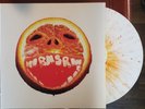 Black Moth Super Rainbow Cobra Juicy LP White with orange splatter