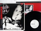 WHITE LION FIGHT TO SURVIVE VICTOR VIL-28007 JAPAN OBI PROMO VINYL LP
