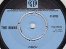 THE KINKS Drivin' b/w Mindless Child Of Motherhood 1969 7