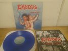 Exodus Bonded by Blood  RE  rare limited blue vinyl  , ex/ nm