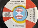 The Invincibles Can’t No One Man/Wonders of Love Northern Soul 45 Vinyl / Hear