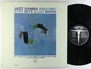 Stan Getz, Luiz Bonfa, Maria Toledo - Jazz Samba Encore LP - Verve Mono VG++