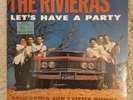 THE RIVIERAS LP LET'S HAVE A PARTY INSANELY RARE WHITE LABEL PROMO ORIGINAL
