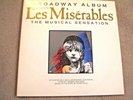 LES MISERABLES Orig Broadway Cast Recording 2LP '87 GEFFEN GHS-24151 EX/NM 1st