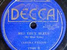 SCARCE CAJUN 78 Joseph Falcon/Cleoma Falcon (Decca 17000) (1934)