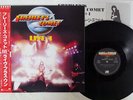 FREHLEY'S COMET LIVE + 1 MEGAFORCE WORLDWIDE P-6267 JAPAN OBI PROMO VINYL LP