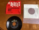 THE BEATLES -  “WHY & CRY FOR A SHADOW” 45 Picture Sleeve Cut Out Bin & Disc