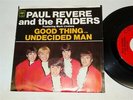 1967 Paul Revere And The Raiders Good Thing / Undecided Man 45 & Picture Sleeve