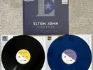 Elton John Diamonds HMV Limited Edition Black And Blue Vinyl LP.  Miss-Pressing