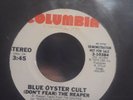 Blue Oyster Cult PROMO 45 (Don't Fear) The Reaper COLUMBIA 10384 mint- 1976