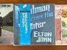3 Elton John Vinyls- Across Water (Japan k22p-204) Goodbye Yellow, Single Man NM