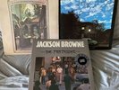Jackson Browne-3 LP Lot-The Pretender, For Everyman-Promo-Japanese Vinyl