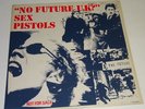 SEX PISTOLS NO FUTURE UK? SPUNK BLANK LP BOOTLEG + SLEEVE SLICK c.1977 NEAR MINT