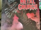 Metal Church - S/T LP Vinyl Record AUTOGRAPHED Ground Zero Heavy Metal RARE