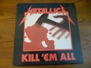 Metallica - Kill Em All Lp - Elektra Records 60766-1 original inner sleeve