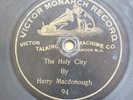 Victor Monarch Record Harry Macdonough Victor 78 Rpm Record Pioneer Recording...