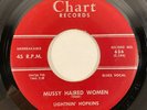 Chart 636 Lightnin Hopkins - Walkin the Streets / Mussy Haired Woman 7
