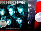 EUROPE Out of this world RED VINYL LP 1988 UK EX+ First Pressing