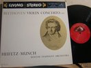RCA LSC 1992 HEIFETZ BEETHOVEN VIOLIN CONCERTO Munch SD 1S 1S 1959 VG++