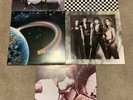5 records heavy rockk firth press  Great White Fast Way Rainbow Head pins ….