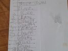 Herman Brood Handgeschreven Setlist