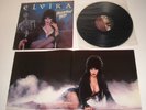 1988 ELVIRA HAUNTED HITS GREATEST ROCK n ROLL HORROR SONGS 2 LP SET with POSTER
