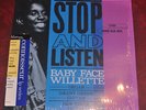 Baby Face Willette - Stop and Listen, Blue Note Connoisseur 180g LP VG++/VG++