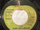 John Lennon Instant Karma One Sided Promo Single Apple 45 VG