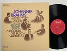 RUDOLF SERKIN and BUSCH QUARTET Brahms Piano Quartets 2 LP Set EMI #Cla426