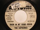 Hear  Northern Soul Promo 45 The Supremes - Back In My Arms Again / Back In My A