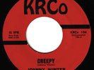 RARE TEXAS BLUES ROCKER DOO WOP 45 Johnny Winter Creepy Oh My Darling KRCO 1960