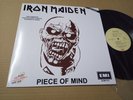 IRON MAIDEN PIECE OF MIND mexico press UNIQUE ART MEXICAN NICE COVER PROMO