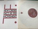 NEW ORDER 1982 VINYL LP Fact 50  MOVEMENT Red Cover Joy Division Depeche Mode