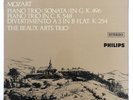 The Beaux Arts Trio MOZART Piano Trio Sonata Divertimento Vinyl Record - Philips
