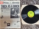 JETHRO TULL - THICK AS A BRICK UK 1ST PRESS VINYL LP CHRYSALIS 1972 NEWSPAPER