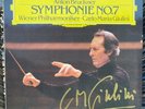 SIGNED  CARLO MARIA GIULINI LP- DGG 419627-1- ANTON BRUCKNER.Symphonie No. 7