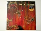 SLAYER HELL AWAITS LP ORANGE / BLACK SPLIT VINYL + LARGE POSTER