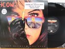 Icon LP “Right Between The Eyes”   Megaforce 82010-1   PROMO   NM Sterling