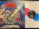 GHOUL -TRANSMISSION ZERO LP CLEAR W/BLUE & RED BLOBS VINYL METAL THRASH DEATH