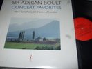 BOULT : CONCERT FAVORITES AUDIOPHILE LP 1994 CHESKY VR53 USA