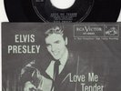 ELVIS PRESLEY - LOVE ME TENDER - ORIGINAL RCA VICTOR RECORDS 45 WPS