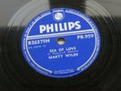 MARTY WILDE 1959  UK 78    SEA OF LOVE     TEENAGE TEARS    PHILIPS PB.959