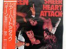 QUEEN SHEER HEART ATTACK ELEKTRA P-10137E JAPAN OBI, INSERT VINYL LP