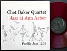 CHET BAKER Quartet Jazz At Ann Arbor LP PACIFIC JAZZ PJ 1203 US 1955 DG MONO RED